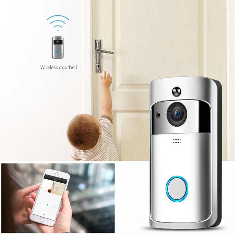 M4 720P Smart WIFI Ultra Low Power Video PIR Visual Doorbell with 3 Battery Slots,Support Mobile Phone Remote Monitoring & Night Vision & 166 Degree Wide-angle Camera Lens M4 720P Smart WIFI Ultra Low Power Video PIR Visual Doorbell with 3 Battery Slots,Support Mobile Phone Remote Monitoring & Night Vision & 166 Degree Wide-angle Camera Lens